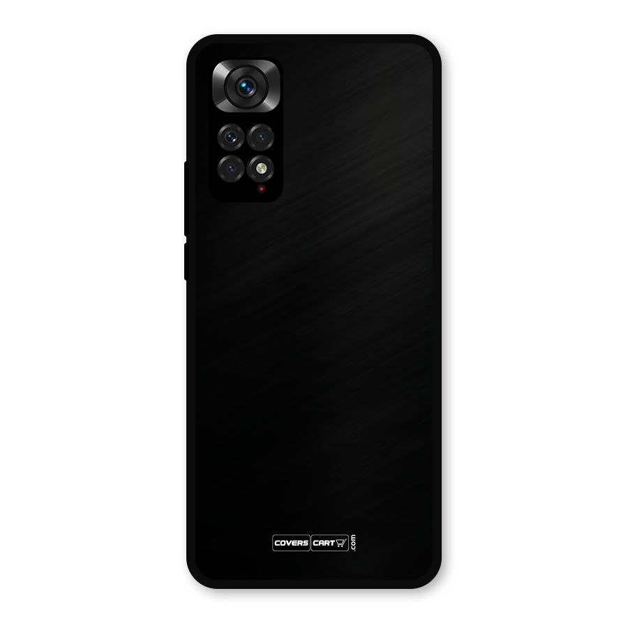 Simple Black Metal Back Case for Redmi Note 11s