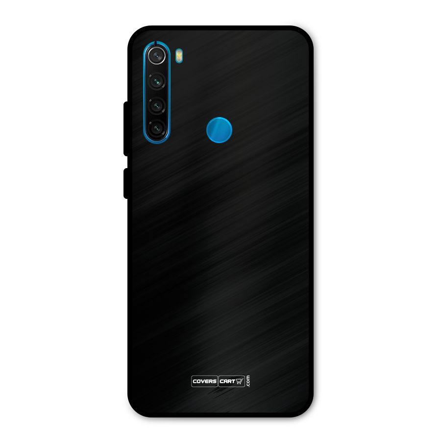 Simple Black Metal Back Case for Redmi Note 8