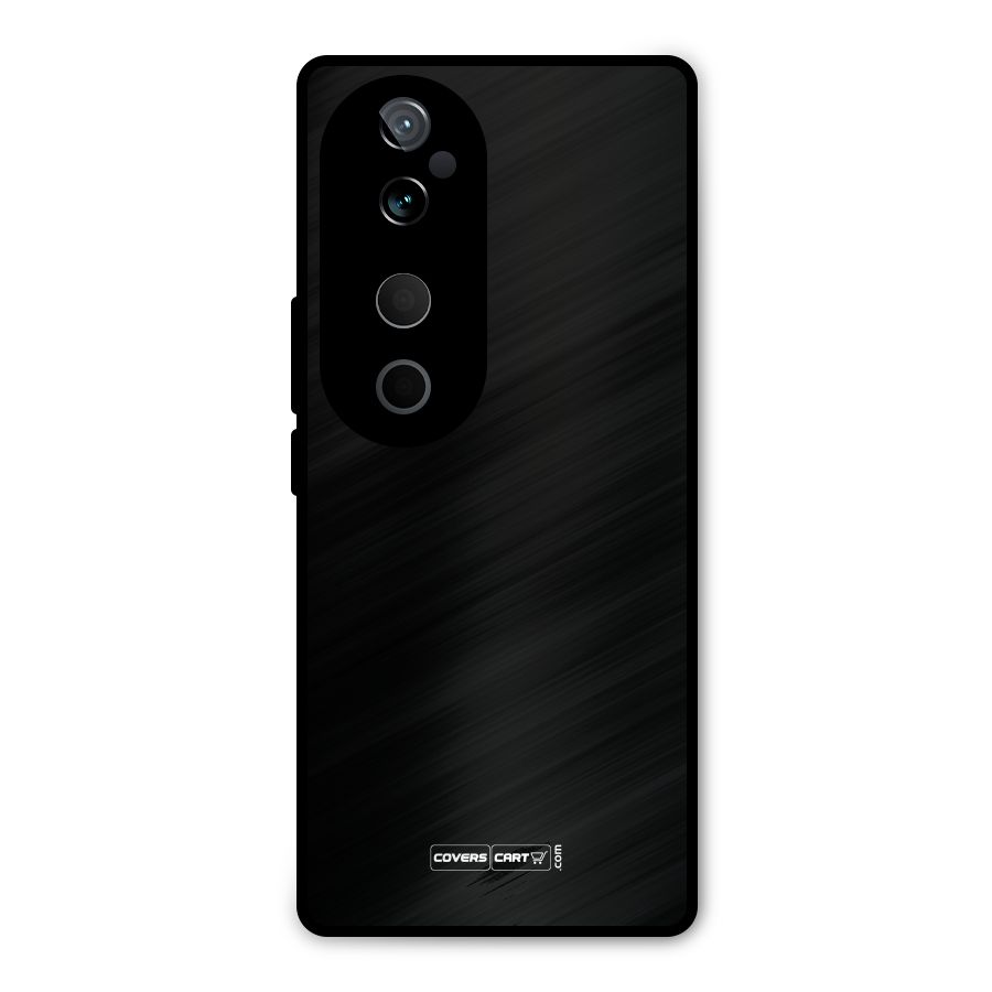 Simple Black Metal Back Case for Vivo T3 Ultra