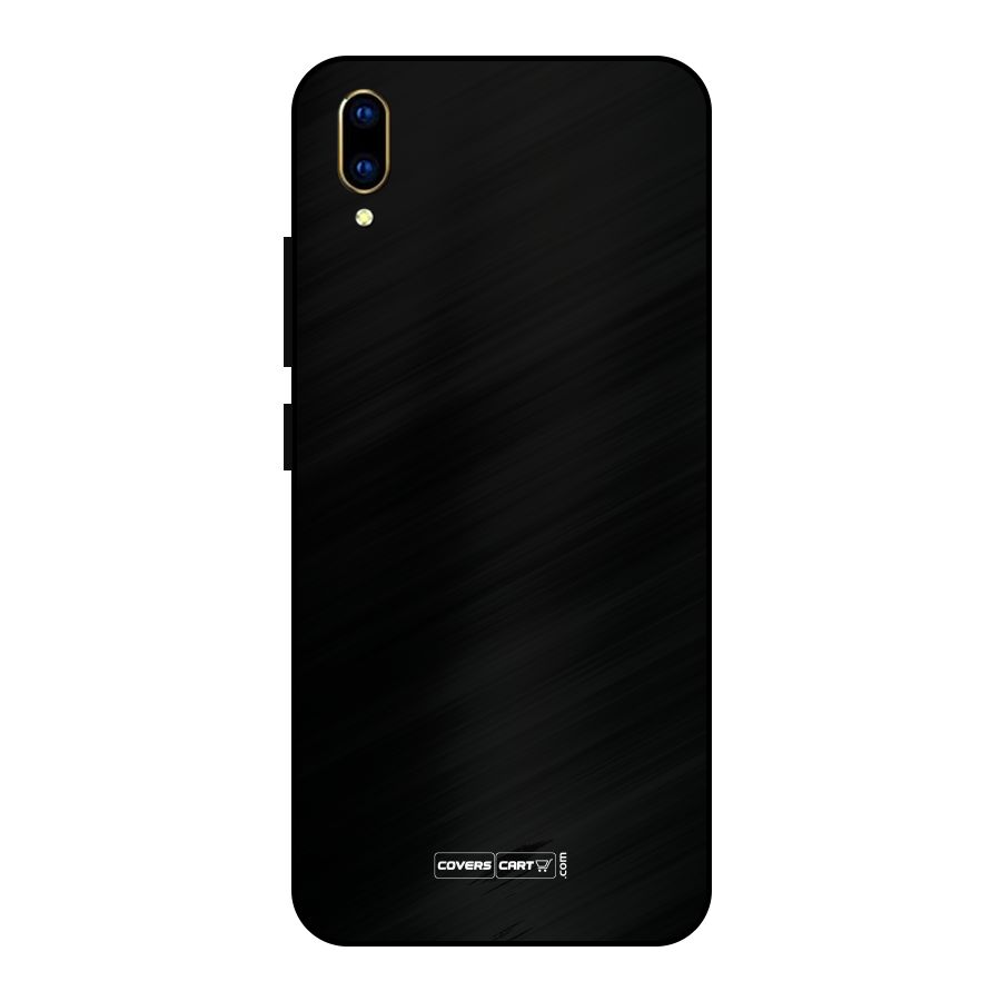 Simple Black Metal Back Case for Vivo V11 Pro