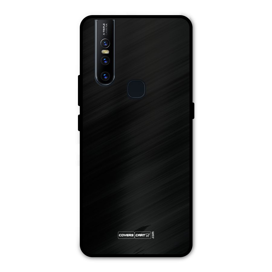 Simple Black Metal Back Case for Vivo V15