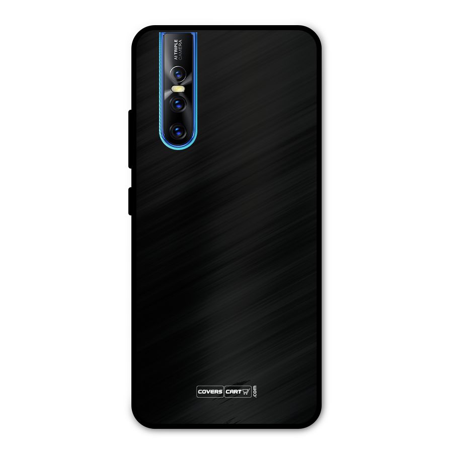 Simple Black Metal Back Case for Vivo V15 Pro