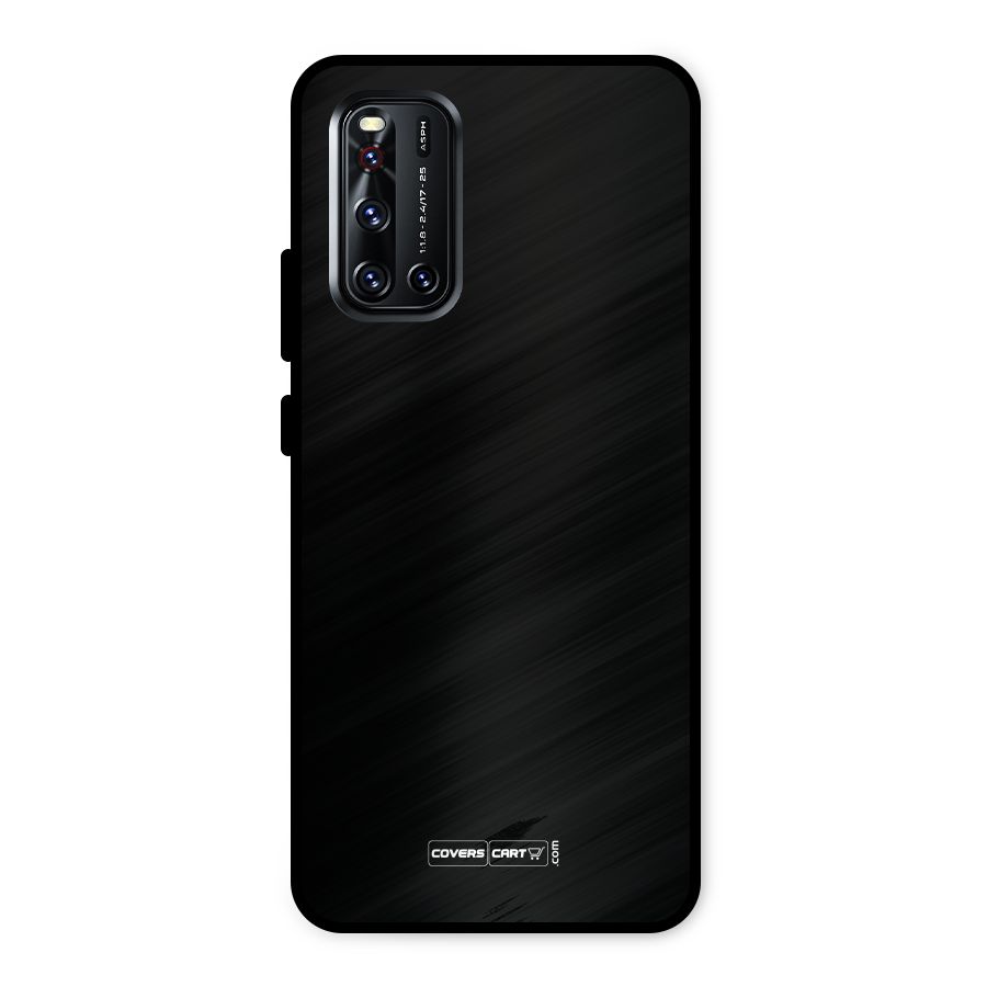 Simple Black Metal Back Case for Vivo V19