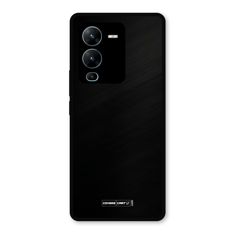 Simple Black Metal Back Case for Vivo V25 Pro