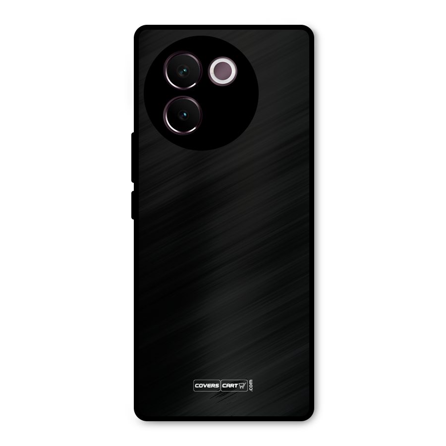 Simple Black Metal Back Case for Vivo V30e