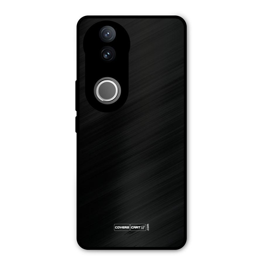 Simple Black Metal Back Case for Vivo V50