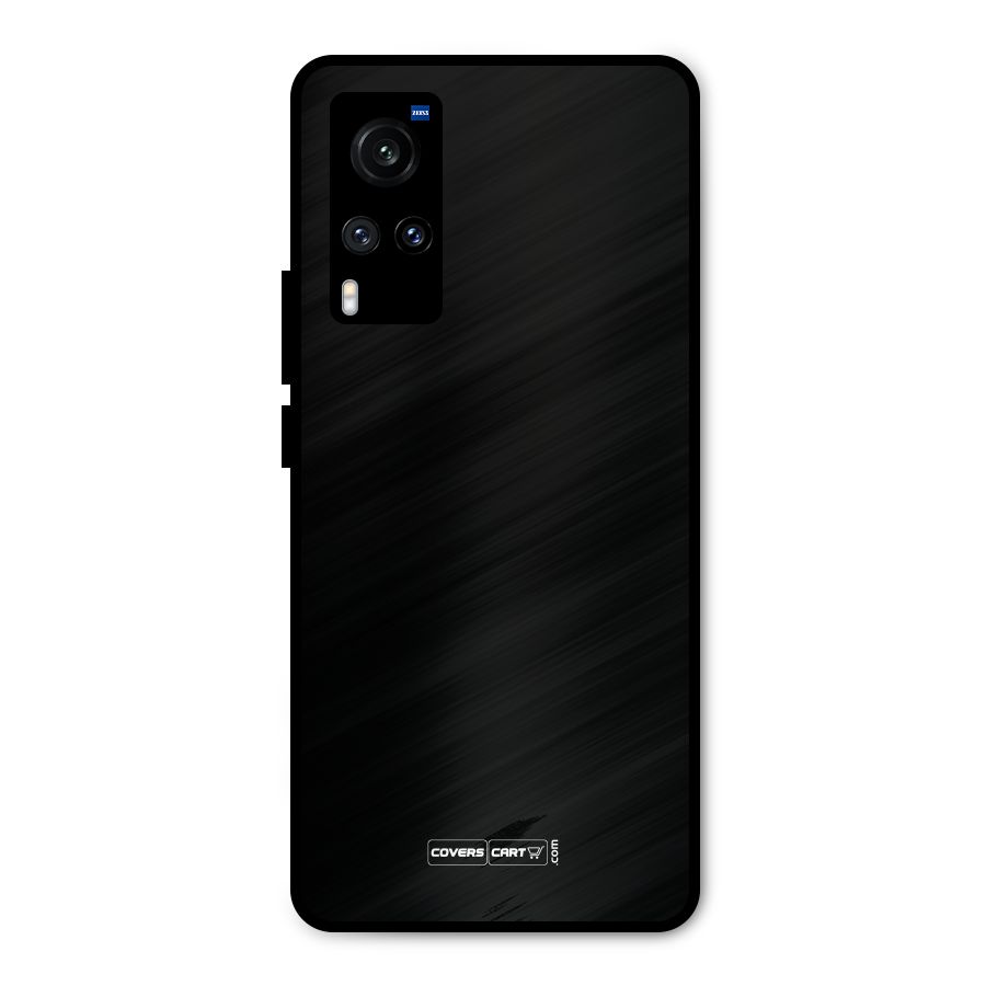 Simple Black Metal Back Case for Vivo X60