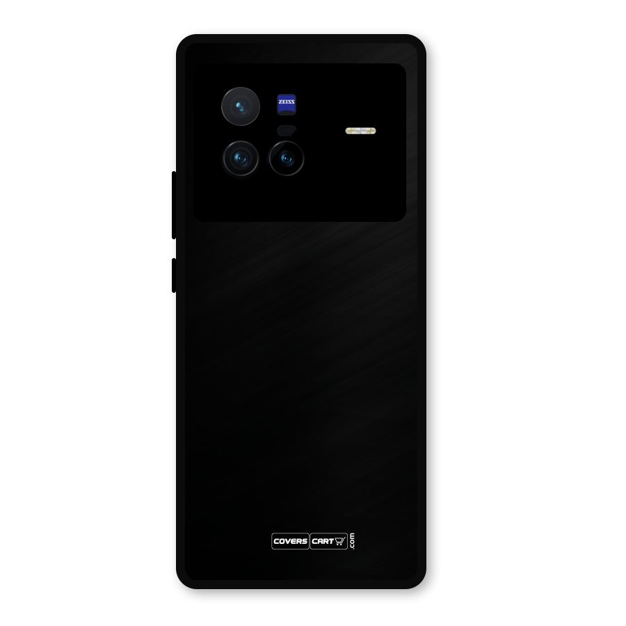 Simple Black Metal Back Case for Vivo X80