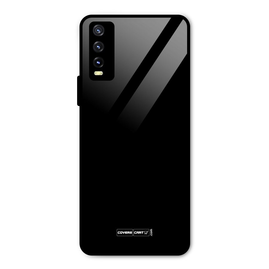Simple Black Metal Back Case for Vivo Y20g