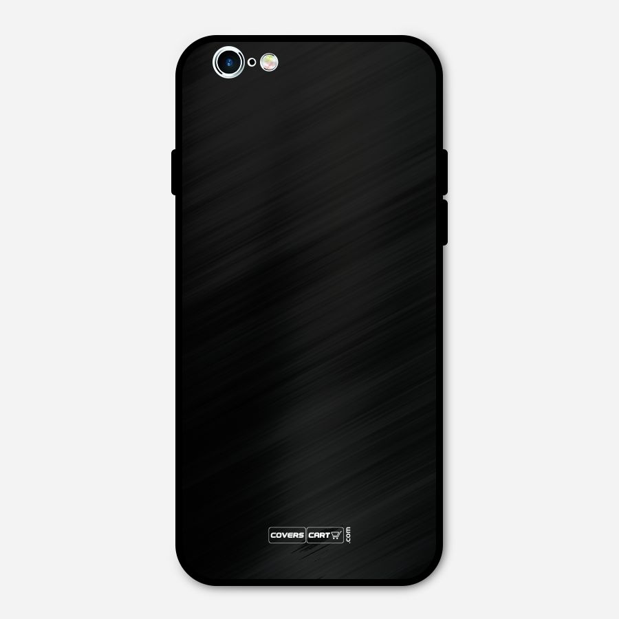 Simple Black Metal Back Case for iPhone 6 6s