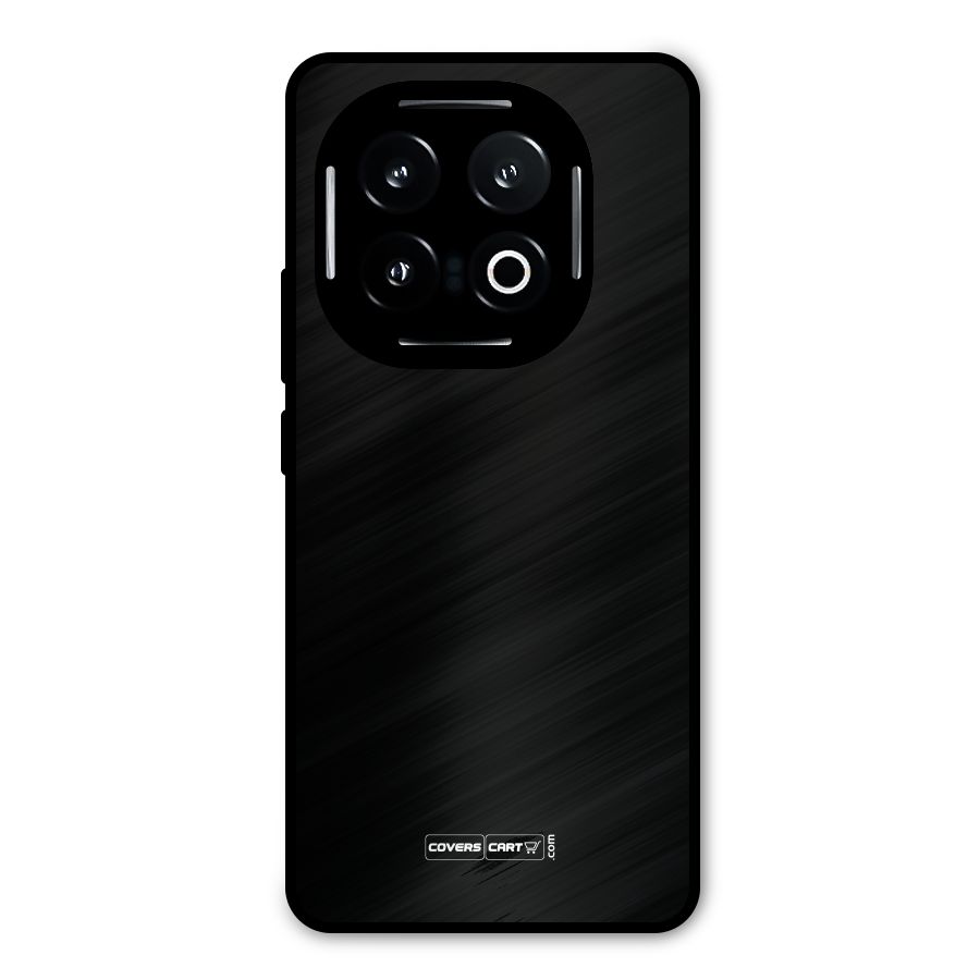 Simple Black Metal Back Case for iQOO 13