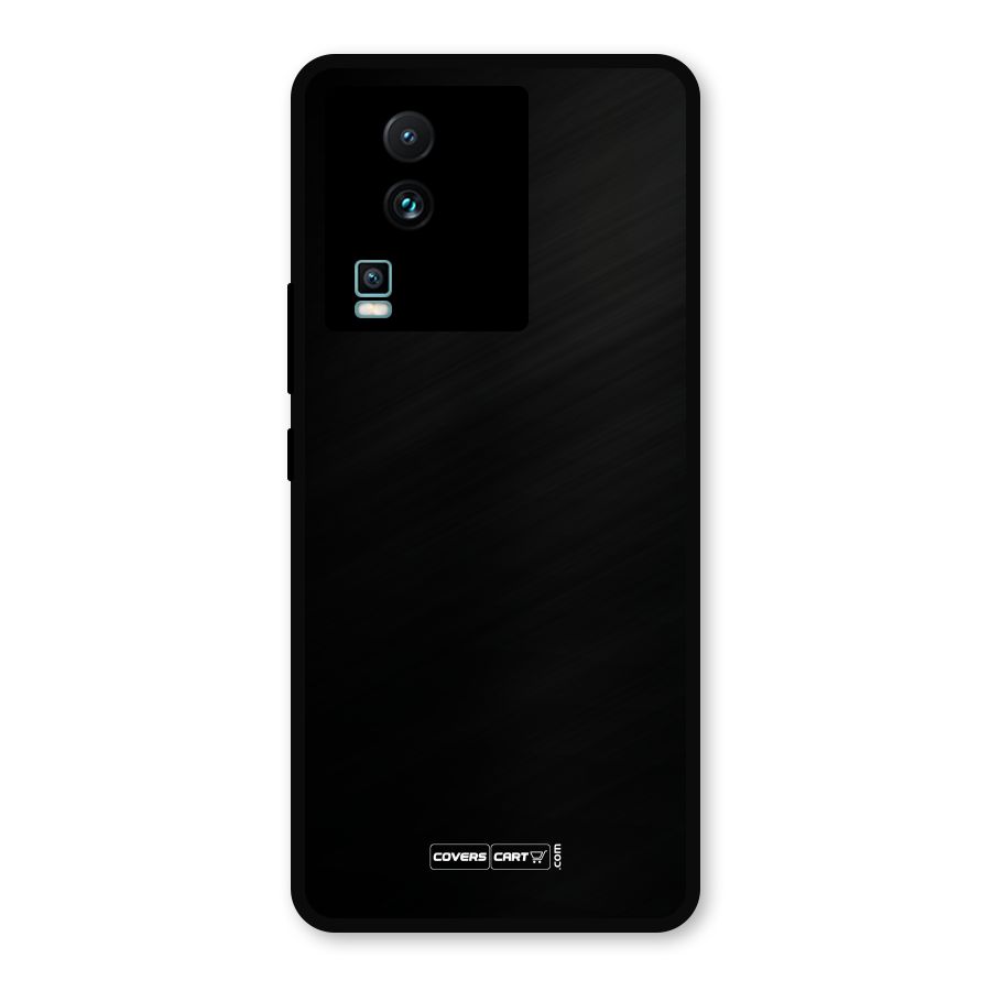 Simple Black Metal Back Case for iQOO Neo 7 Pro