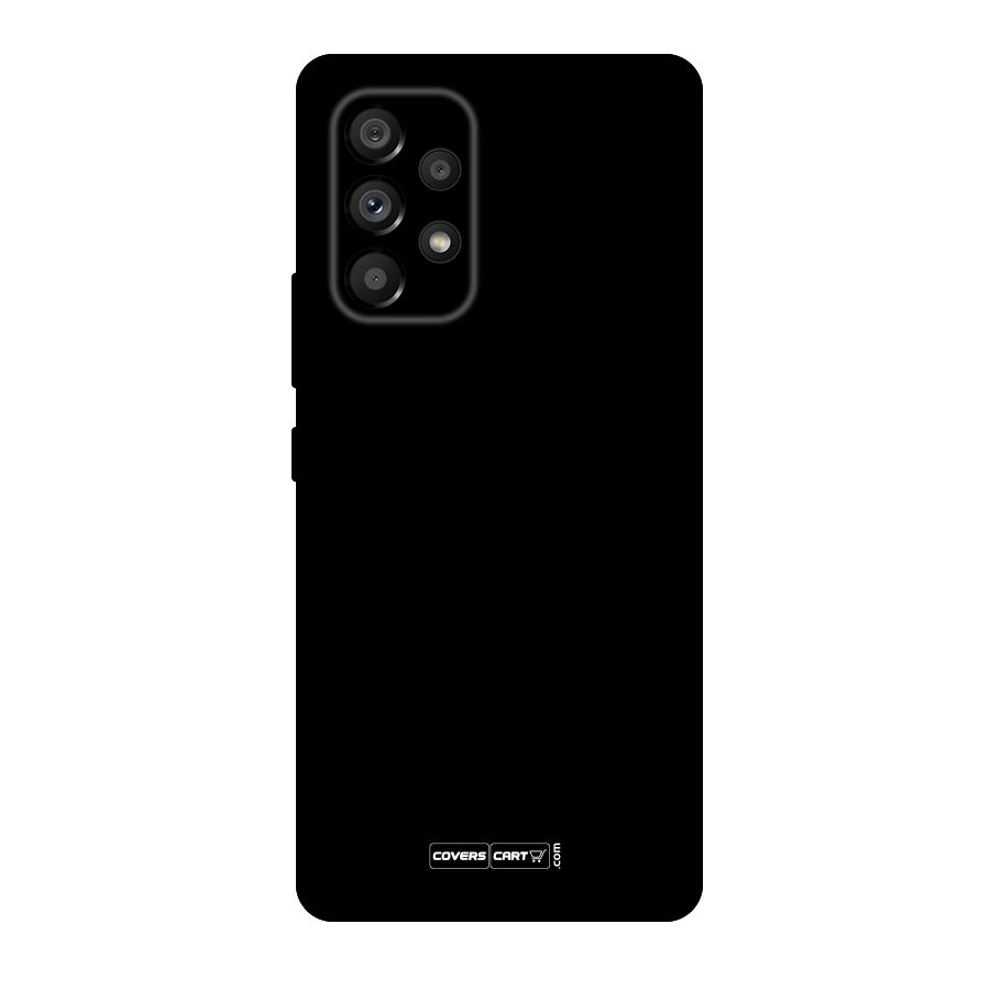 Simple Black Original Polycarbonate Back Case for Galaxy A53 5G