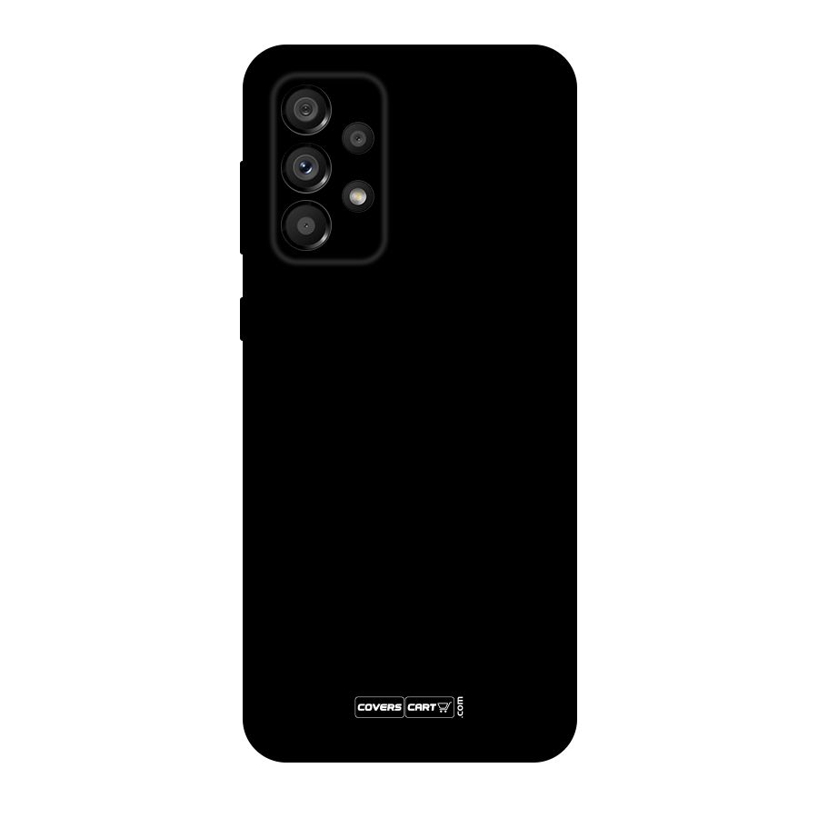 Simple Black Original Polycarbonate Back Case for Galaxy A73 5G