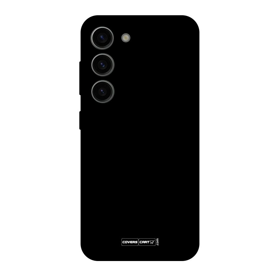 Simple Black Original Polycarbonate Back Case for Galaxy S23
