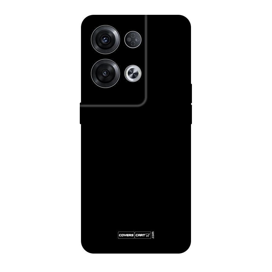 Simple Black Original Polycarbonate Back Case for Oppo Reno8 Pro 5G