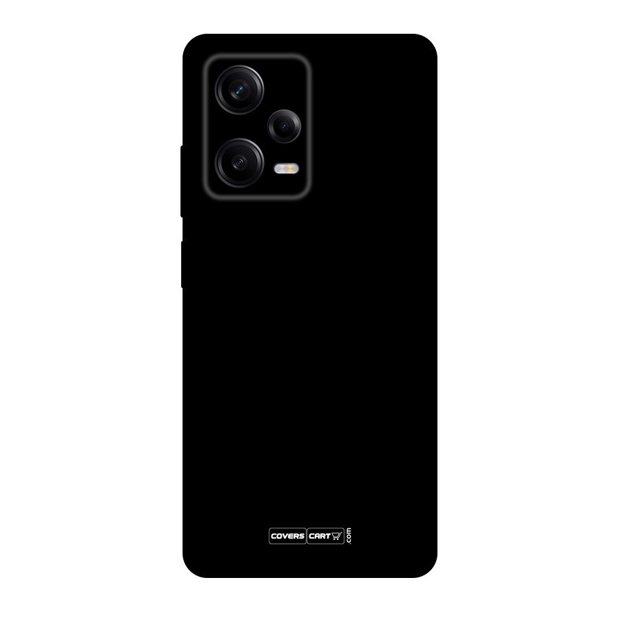 Simple Black Original Polycarbonate Back Case for Redmi Note 12 Pro
