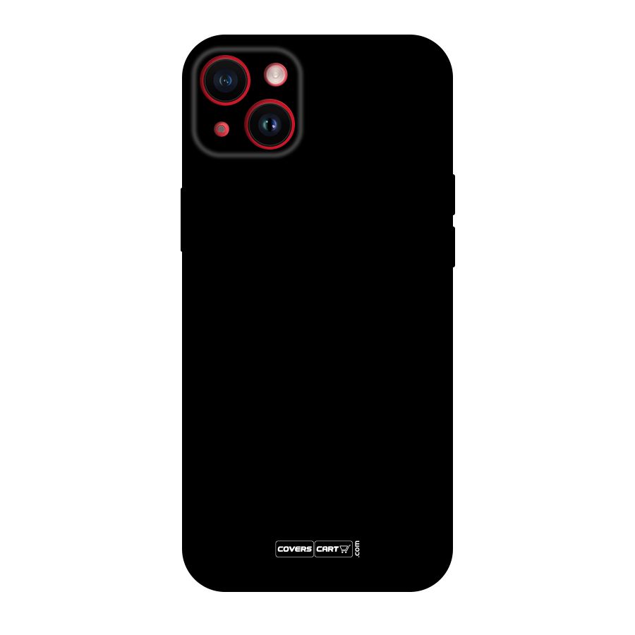 Simple Black Original Polycarbonate Back Case for iPhone 14 Plus