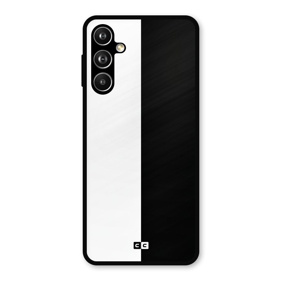 Simple Black White Metal Back Case for Galaxy F54