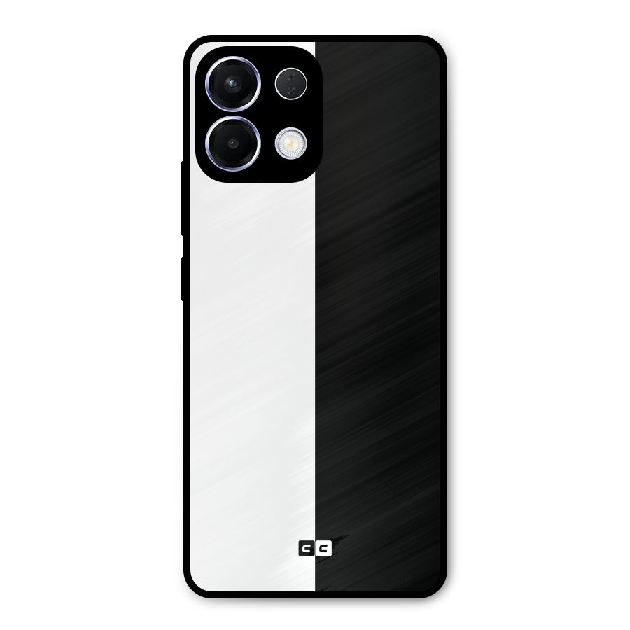 Simple Black White Metal Back Case for Oppo K13