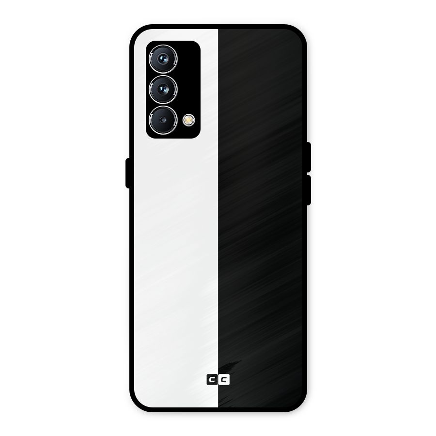 Simple Black White Metal Back Case for Realme GT Master Edition