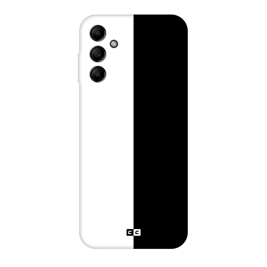 Simple Black White Original Polycarbonate Back Case for Galaxy A14 5G