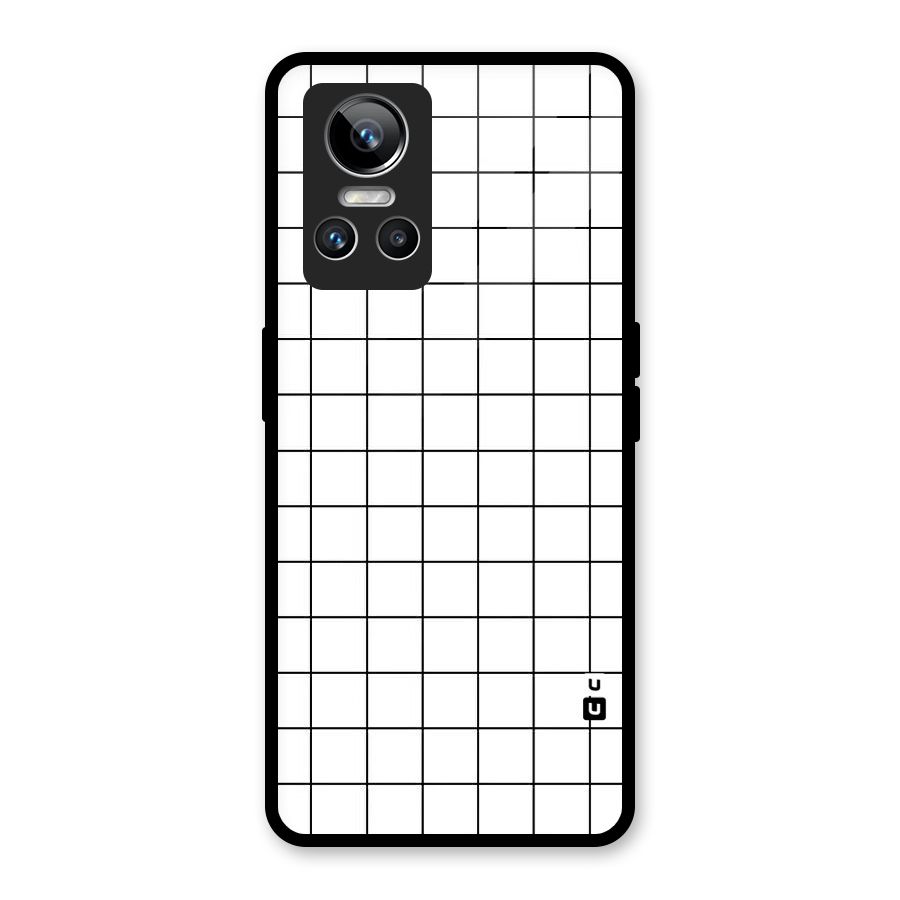 Simple Checks Glass Back Case for Realme GT Neo 3