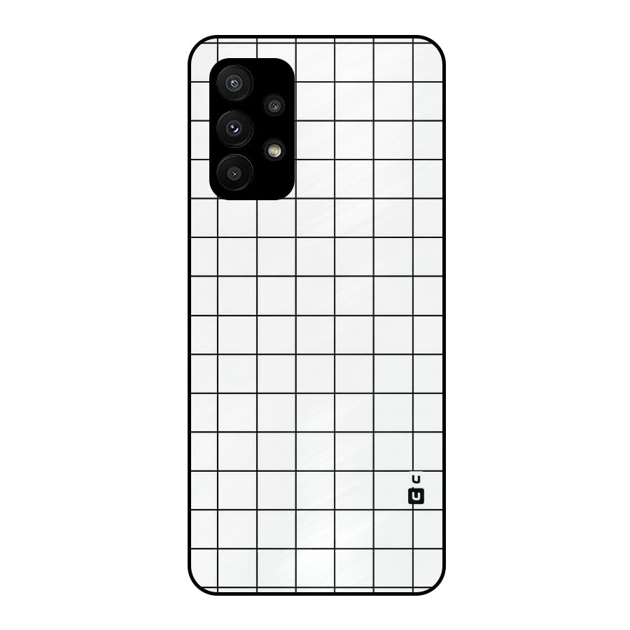 Simple Checks Metal Back Case for Galaxy A23