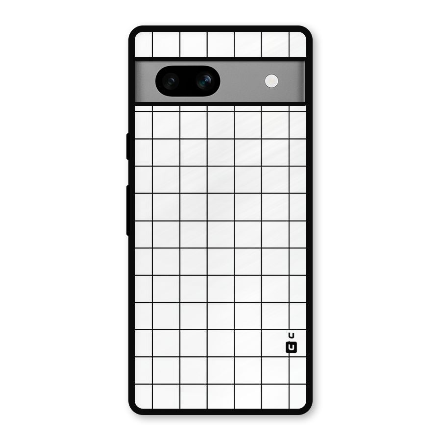 Simple Checks Metal Back Case for Google Pixel 7a