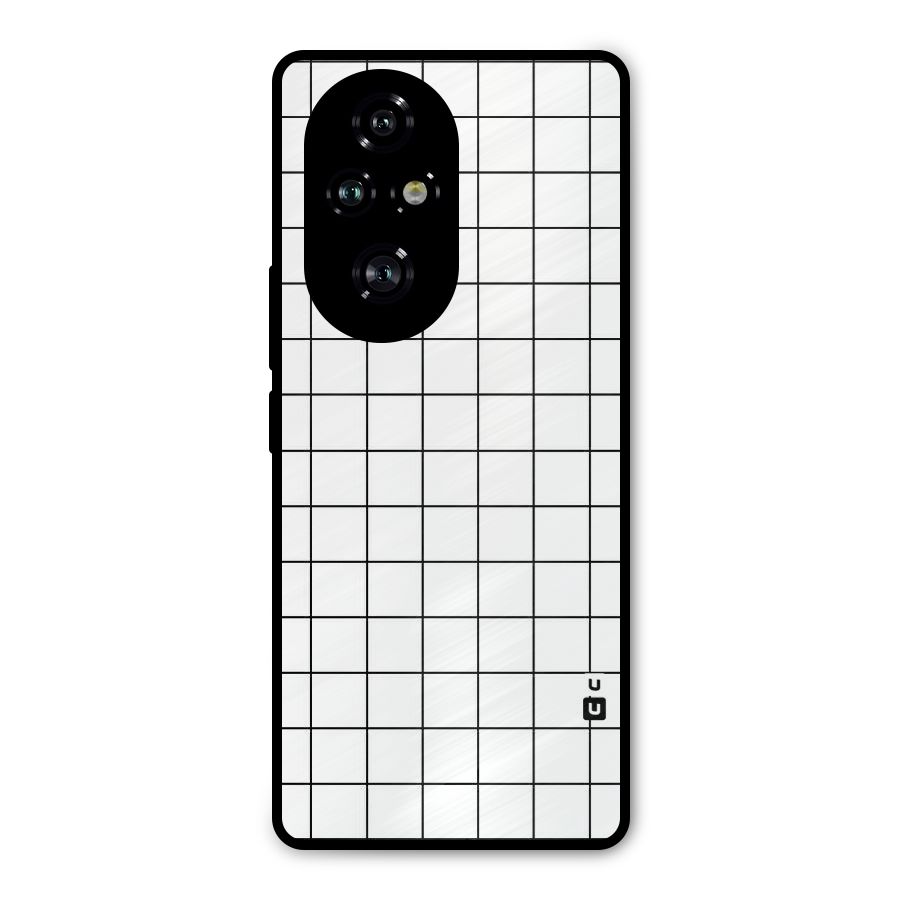Simple Checks Metal Back Case for Honor 200 Pro