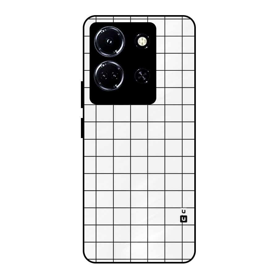 Simple Checks Metal Back Case for Infinix Note 30 5G