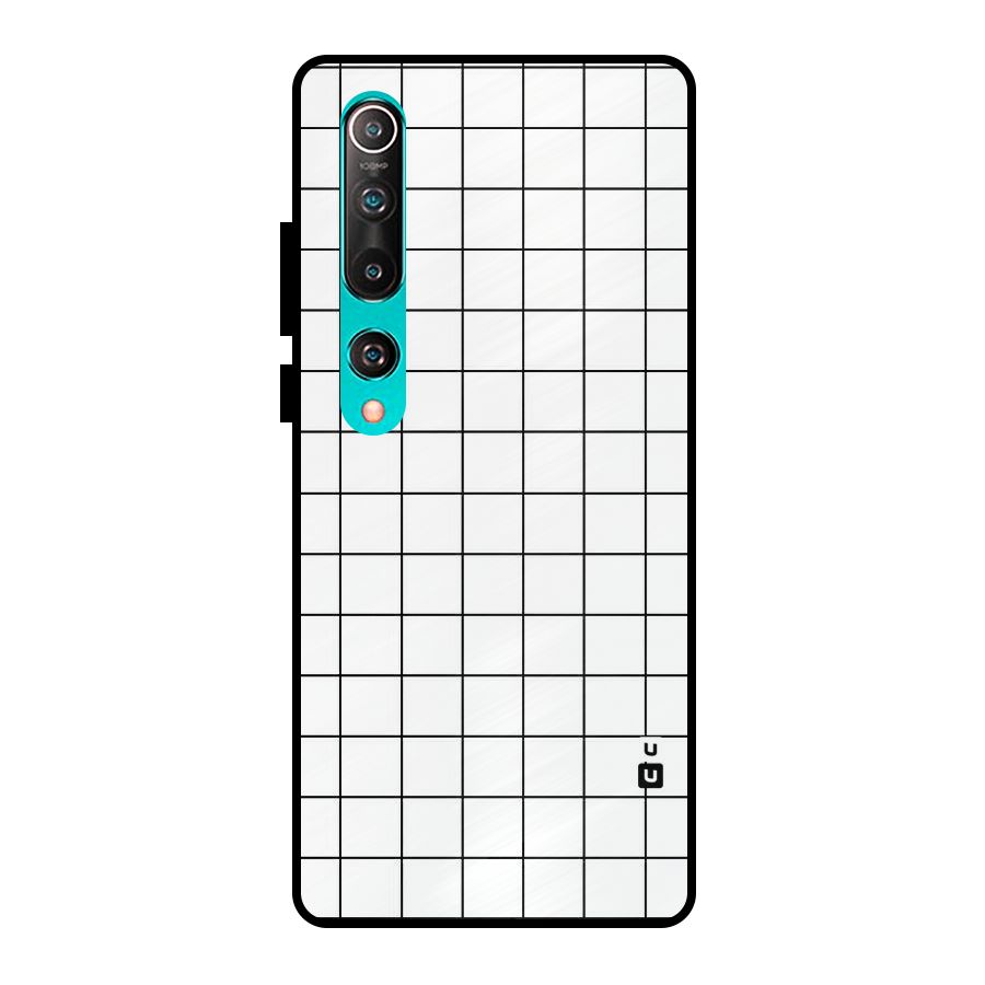Simple Checks Metal Back Case for Mi 10