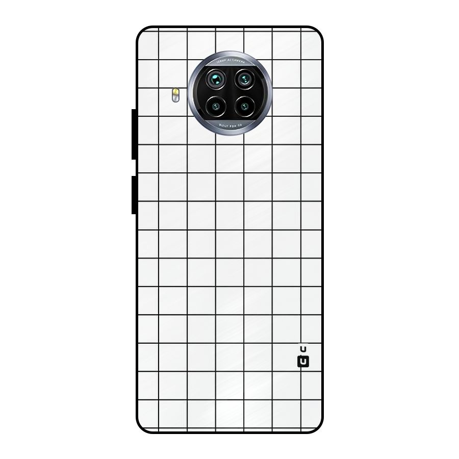 Simple Checks Metal Back Case for Mi 10i
