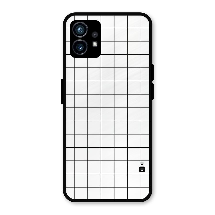 Simple Checks Metal Back Case for Nothing Phone 1