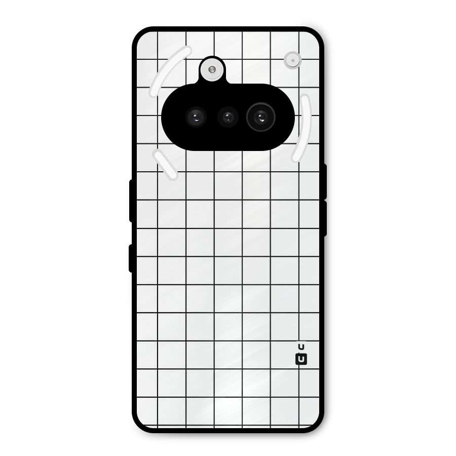 Simple Checks Metal Back Case for Nothing Phone 3a