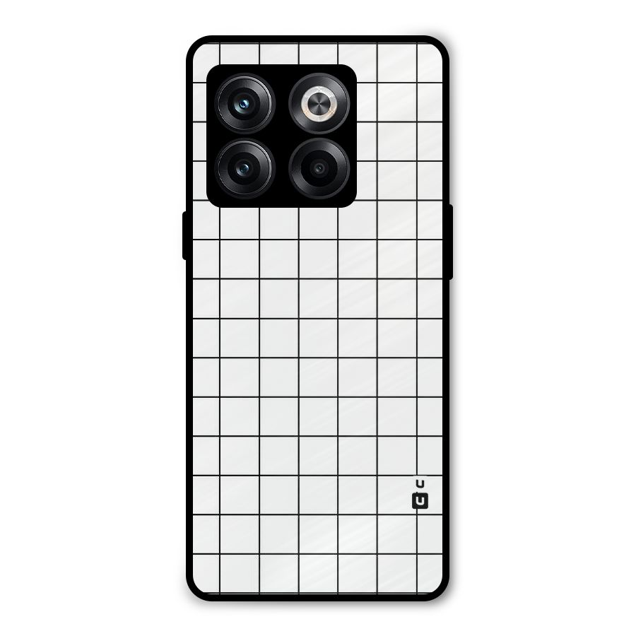 Simple Checks Metal Back Case for OnePlus 10T