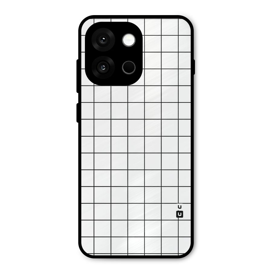 Simple Checks Metal Back Case for OnePlus 13s