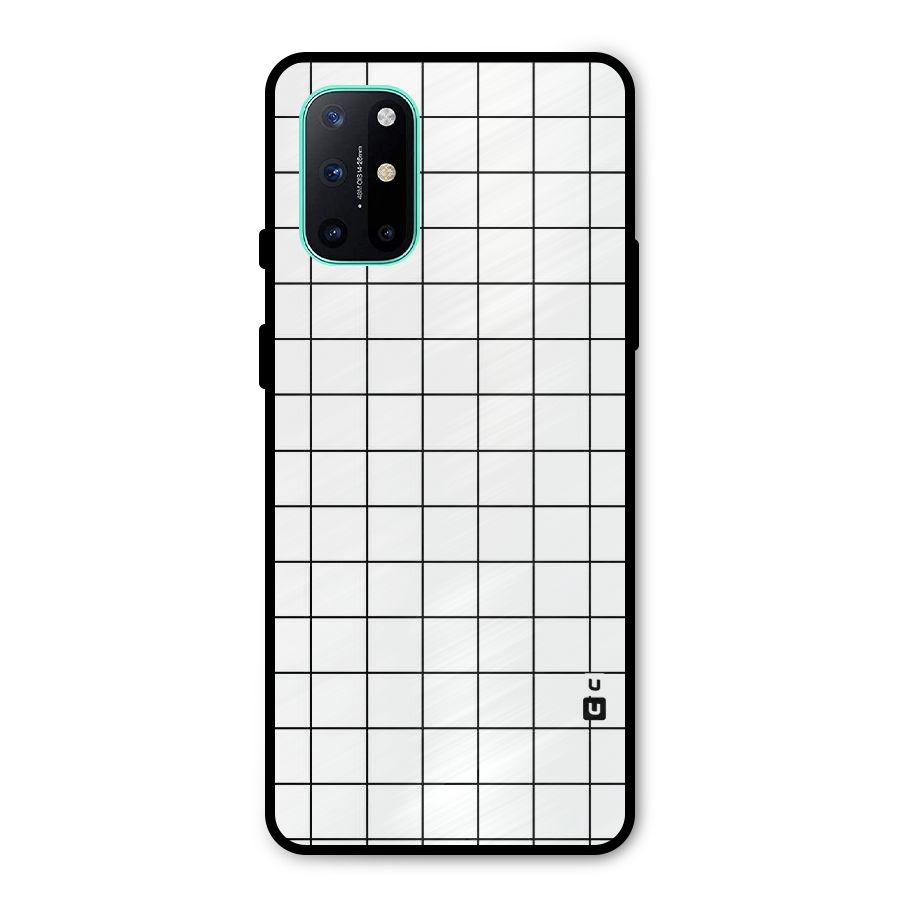 Simple Checks Metal Back Case for OnePlus 8T