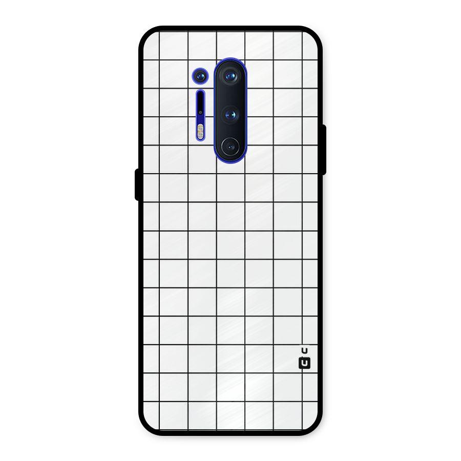 Simple Checks Metal Back Case for OnePlus 8 Pro