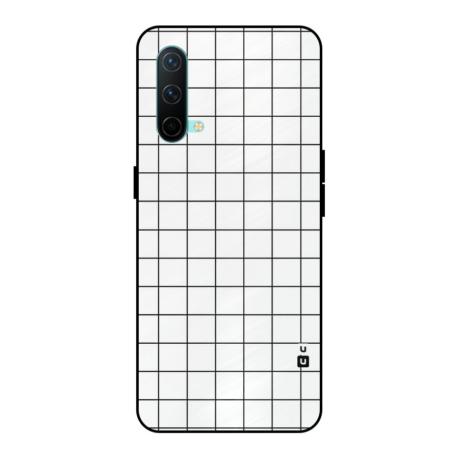 Simple Checks Metal Back Case for OnePlus Nord CE 5G