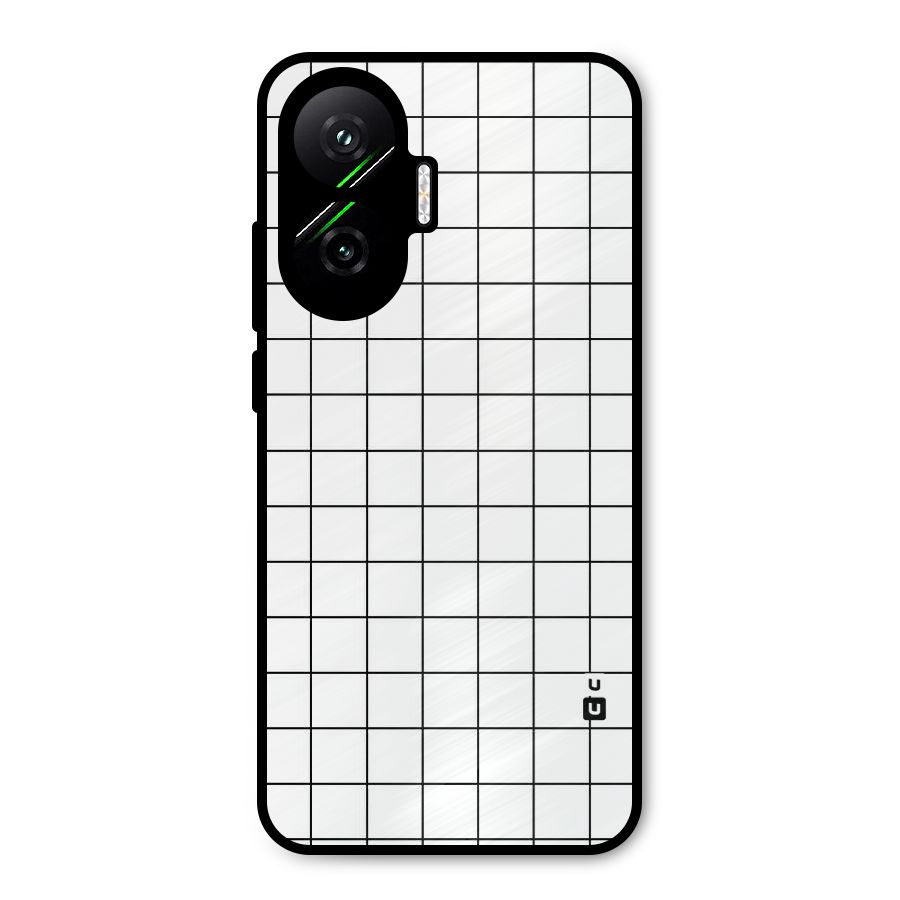 Simple Checks Metal Back Case for Poco F7