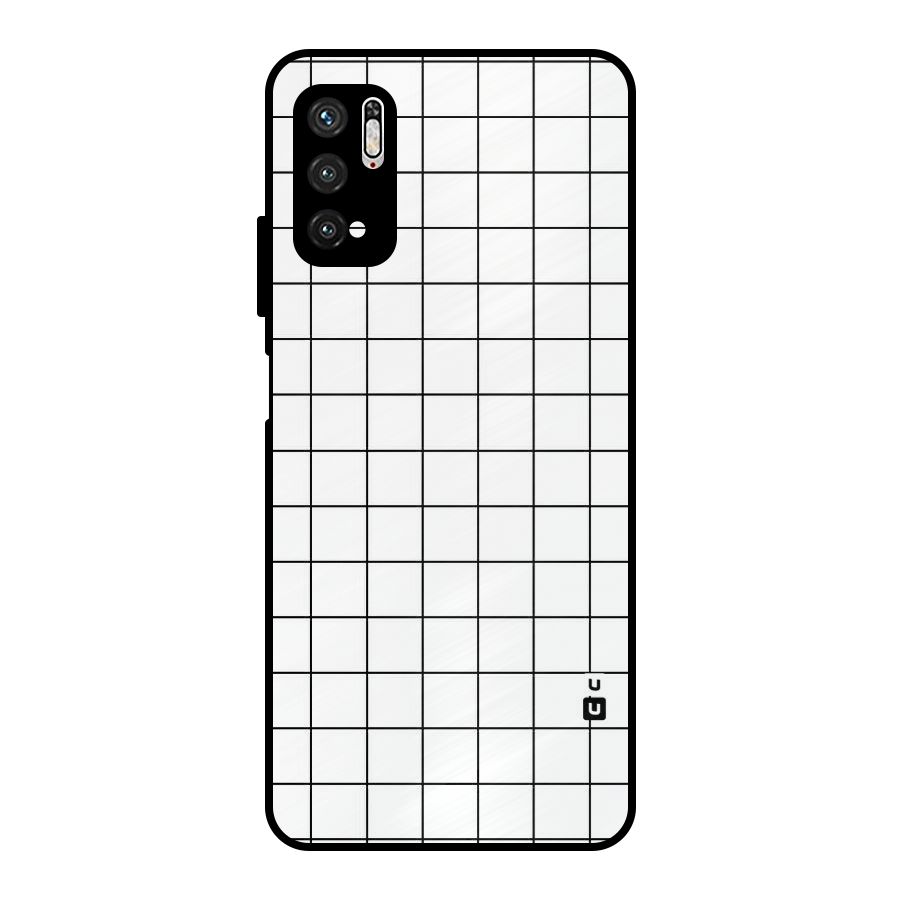 Simple Checks Metal Back Case for Poco M3 Pro 5G