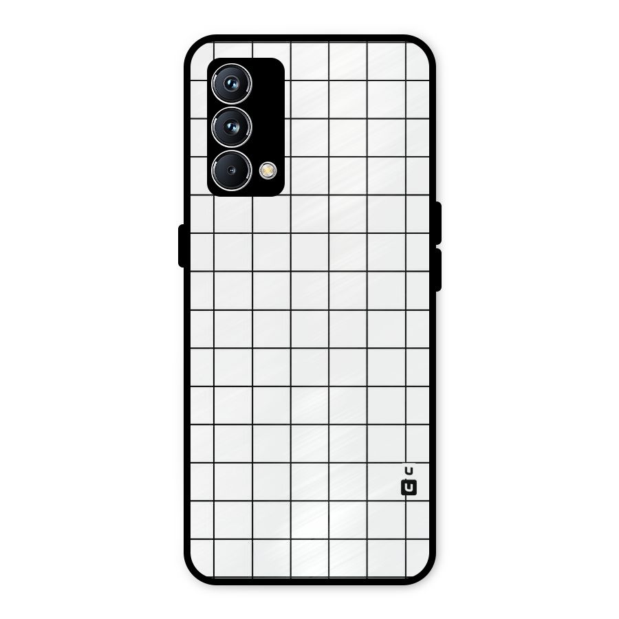 Simple Checks Metal Back Case for Realme GT Master Edition