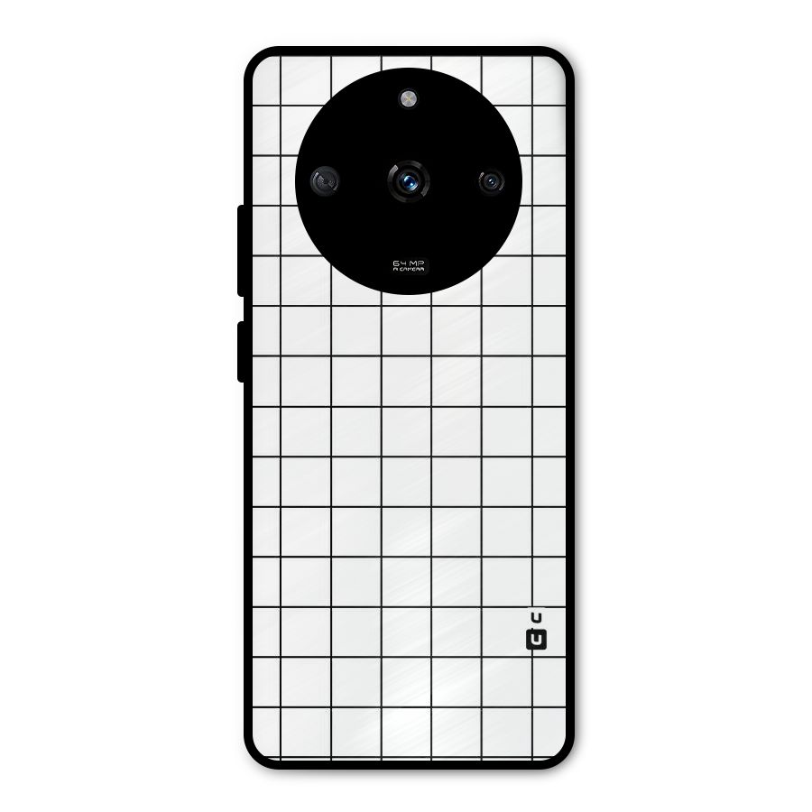 Simple Checks Metal Back Case for Realme Narzo 60 5G