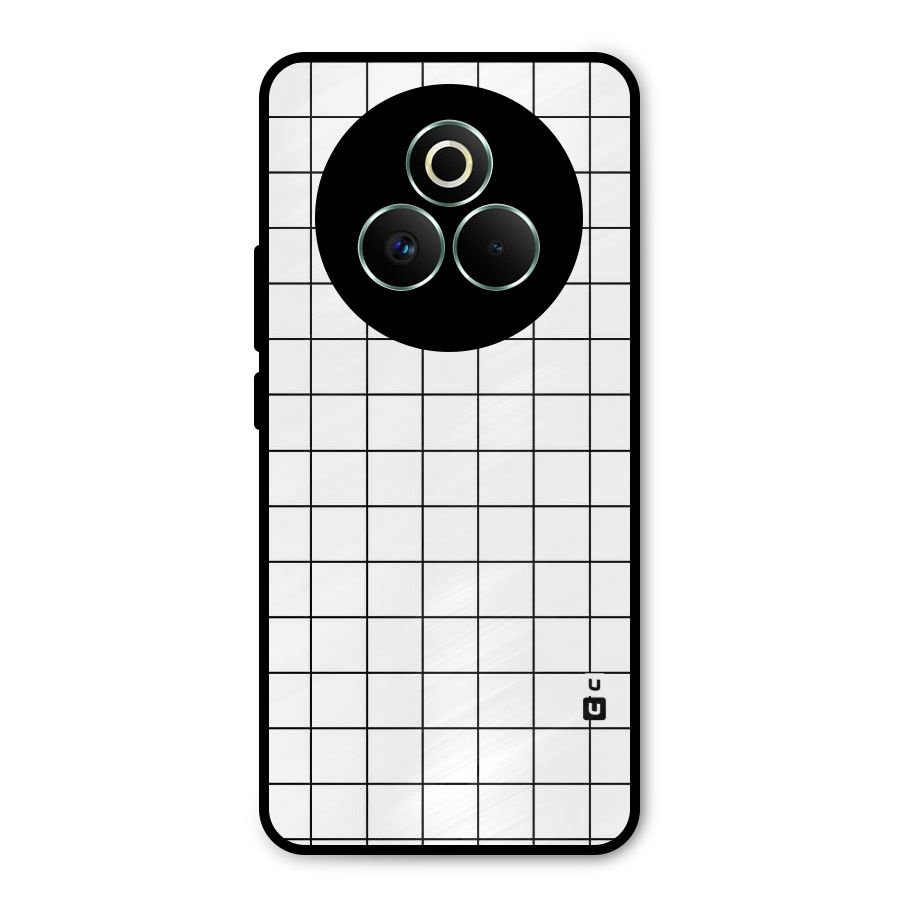 Simple Checks Metal Back Case for Realme P3 Pro