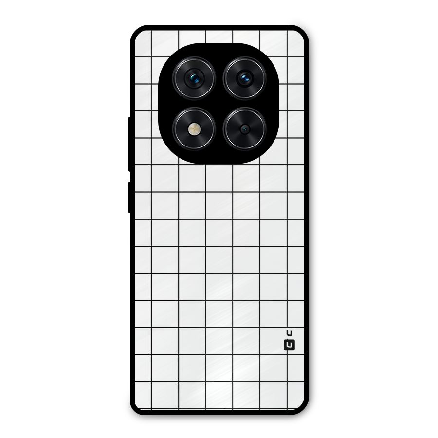 Simple Checks Metal Back Case for Redmi Note 14 Pro 5G