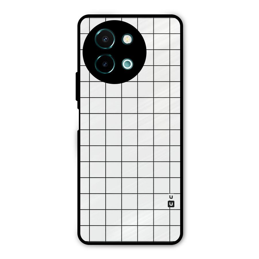 Simple Checks Metal Back Case for Vivo Y58