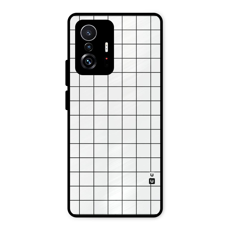 Simple Checks Metal Back Case for Xiaomi 11T Pro