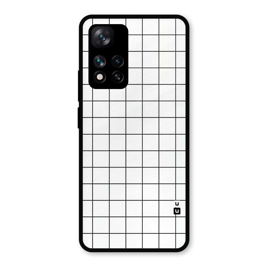 Simple Checks Metal Back Case for Xiaomi 11i 5G