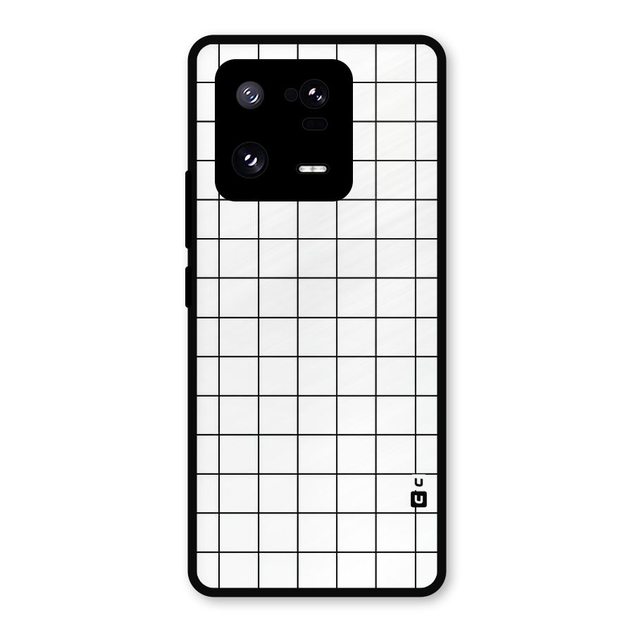 Simple Checks Metal Back Case for Xiaomi 13 Pro